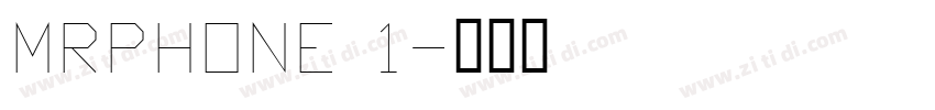 MRPHONE 1字体转换
